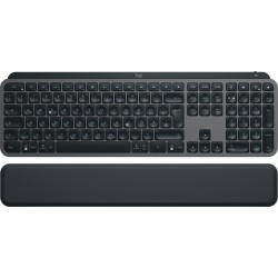 Logitech MX Keys S klawiatura Biuro RF Wireless + Bluetooth QWERTZ Niemiecki Grafitowy