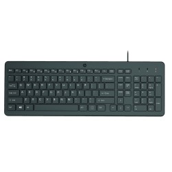 Klawiatura HP 150 Wired Keyboard przewodowa czarna 664R5AA