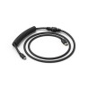 Glorious spiralny Phantom Black, USB-C do USB-A, 1.37m - czarny