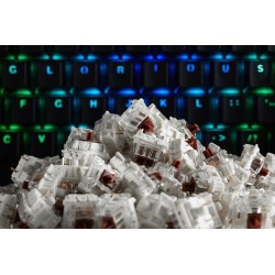 Przełączniki Glorious Gateron Brown (120 sztuk)