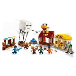 LEGO Minecraft 21273 Atak balonowego Ghasta na wioskę