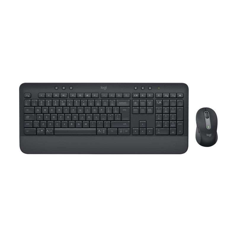 Logitech Signature MK650 Combo For Business klawiatura Dołączona myszka Biuro Bluetooth QWERTZ Niemiecki Grafitowy