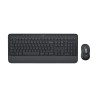 Logitech Signature MK650 Combo For Business klawiatura Dołączona myszka Biuro Bluetooth QWERTZ Niemiecki Grafitowy