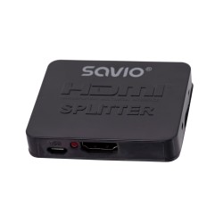 Splitter SAVIO CL-93 (HDMI, Micro USB 2x HDMI)