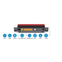 AVM FRITZ!Box 6670 router bezprzewodowy Dual-band (2.4 GHz/5 GHz) Biały