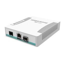 Mikrotik CRS106-1C-5S łącza sieciowe Gigabit Ethernet (10/100/1000) Obsługa PoE Biały