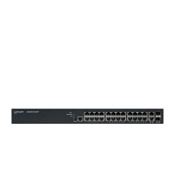 LANCOM GS-2326P+ Zarządzany L2 Gigabit Ethernet (10/100/1000) Obsługa PoE 1U Czarny