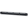 Intellinet Patch panel 19'' 24 porty UTP kat. 5e czarny