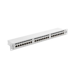 Patch panel Lanberg PPS5-1024-S (1U 19" kat. 5e FTP 24xRJ-45)