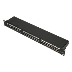 Patch panel Extralink EX.9830 (1U kat. 5e 24xRJ-45)