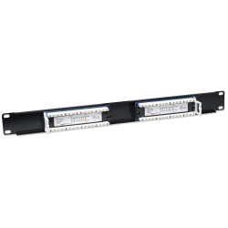 Patch panel UTP Cat5e 16 portów RJ45