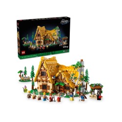 LEGO Disney 43242 Chatka Królewny Śnieżki i siedmiu krasnoludków
