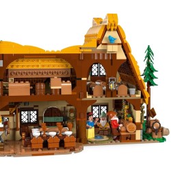 LEGO Disney 43242 Chatka Królewny Śnieżki i siedmiu krasnoludków