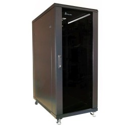 Extralink - szafa stojąca 19" 27U 600x1000 Czarna flat-pack