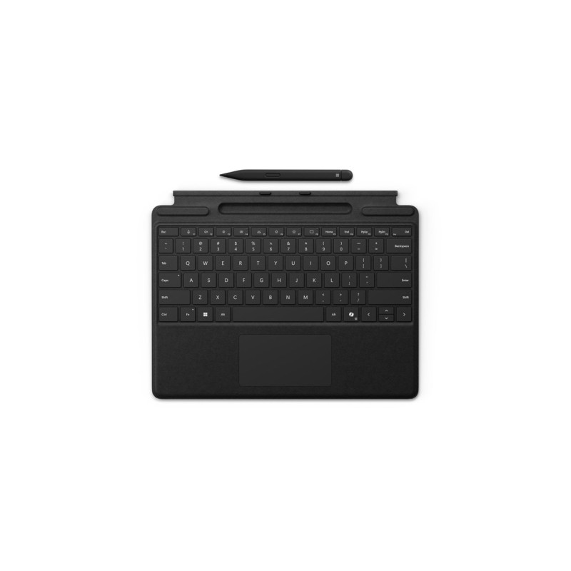 Microsoft Surface Pro Keyboard with Slim Pen for Business QWERTZ Niemiecki Microsoft Cover port Czarny