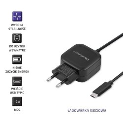 Ładowarka Qoltec 50190 (3400 mA 17W USB, USB typ C)