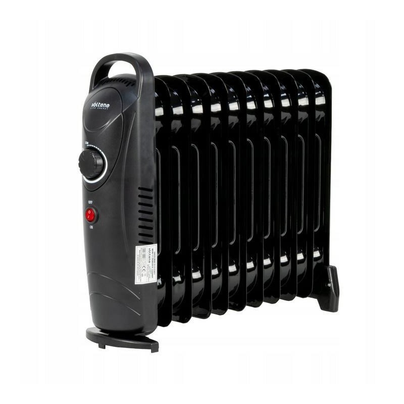 VOLTENO GRZEJNIK OLEJOWY 11-ŻEBEREK 1200W CZARNY VOLTENO GRZEJNIK OLEJOWY 11-ŻEBEREK 1200W CZARNY