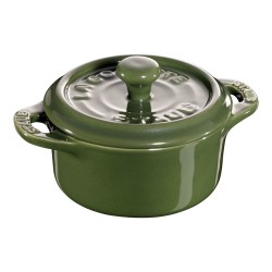 Mini Cocotte okrągły STAUB 40510-787-0 - zielony 200 ml