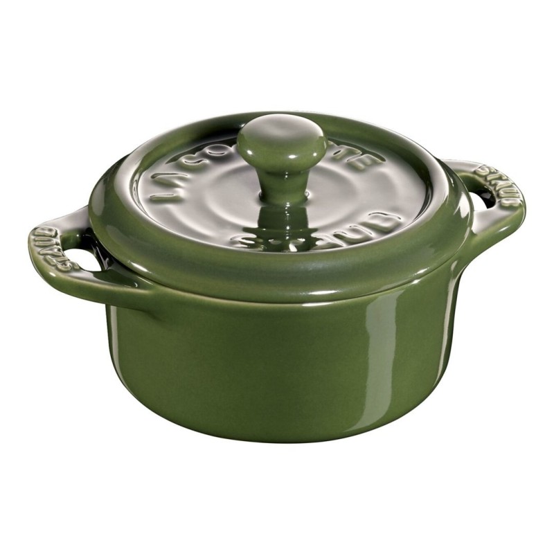 Mini Cocotte okrągły STAUB 40510-787-0 - zielony 200 ml Mini Cocotte okrągły STAUB 40510-787-0 - zielony 200 ml