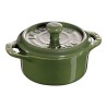 Mini Cocotte okrągły STAUB 40510-787-0 - zielony 200 ml