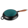 Patelnia żeliwna z drewnianym uchwytem STAUB 40511-951-0 - 24 cm