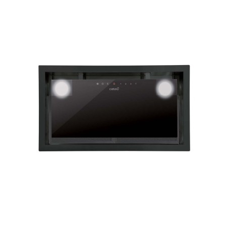 CATA Hood GC DUAL A 75 XGBK Canopy, Energy efficiency class A, Width 79.2 cm, 820 m3/h, Touch control, LED, Black glass