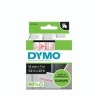 DYMO D1 - Standard Etykiety - Czerwony na białym - 12mm x 7m