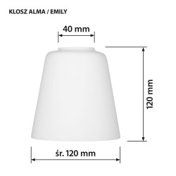 Lampa wisząca Activejet AJE-ALMA 5P E27 5x40W