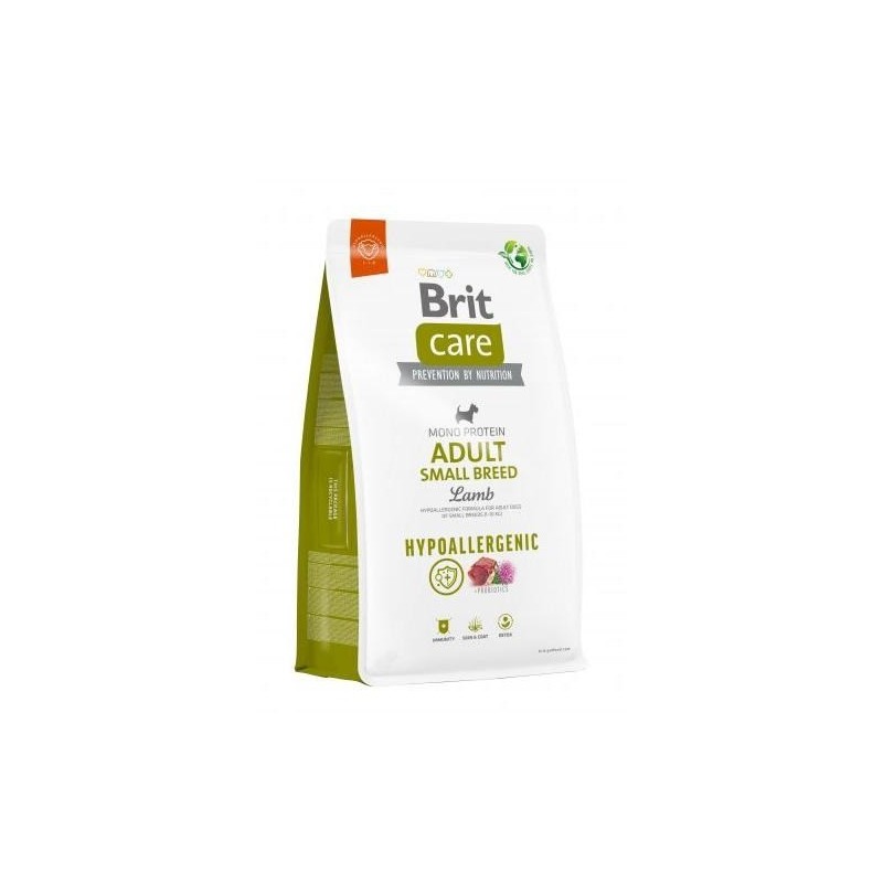BRIT Care Mono Protein Hypoallergenic Adult Małe rasy Jagnięcina z ryżem - sucha karma dla psa - 3 kg BRIT Care Mono Protein Hypoallergenic Adult Małe rasy Jagnięcina z ryżem - sucha karma dla psa - 3 kg