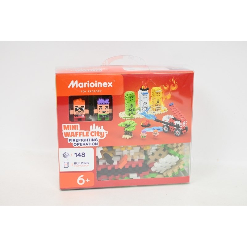 Klocki wafle mini Akcja strażacka148el 06286 Klocki wafle mini Akcja strażacka148el 06286