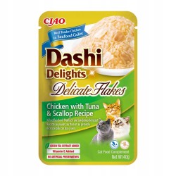 INABA CAT DASHI DELIGHTS FLAKES CHICK.TUN&SCAL 40g