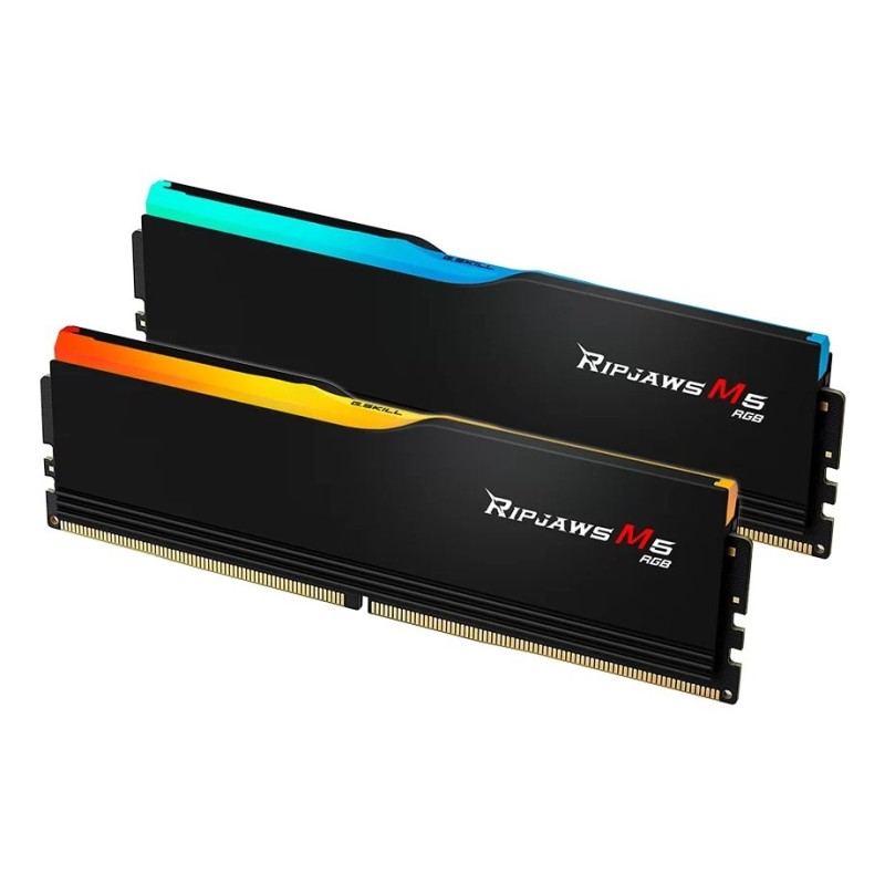 G.SKILL RIPJAWS M5 RGB DDR5 2X16GB 6000MHZ CL36-36 BLACK F5-6000J3636F16GX2-RM5RK