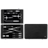 ZWILLING TWINOX Zestaw do manicure – czarne skórzane etui, 12 elementów