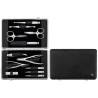 ZWILLING TWINOX Zestaw do manicure – czarne skórzane etui, 12 elementów