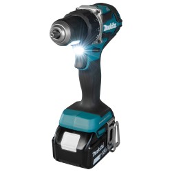 Makita DDF484RFJ wiertło 2000 RPM 1,8 kg Czarny, Niebieski