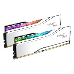 G.SKILL TRIDENT Z5 ROYAL RGB DDR5 2X48GB 6400MHZ CL32 XMP3 SILVER F5-6400J3239F48GX2-TR5S