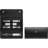 Zestaw podróżny ZWILLING 97712-004-0 Twinox – czarne, skórzane etui, 4 elementy