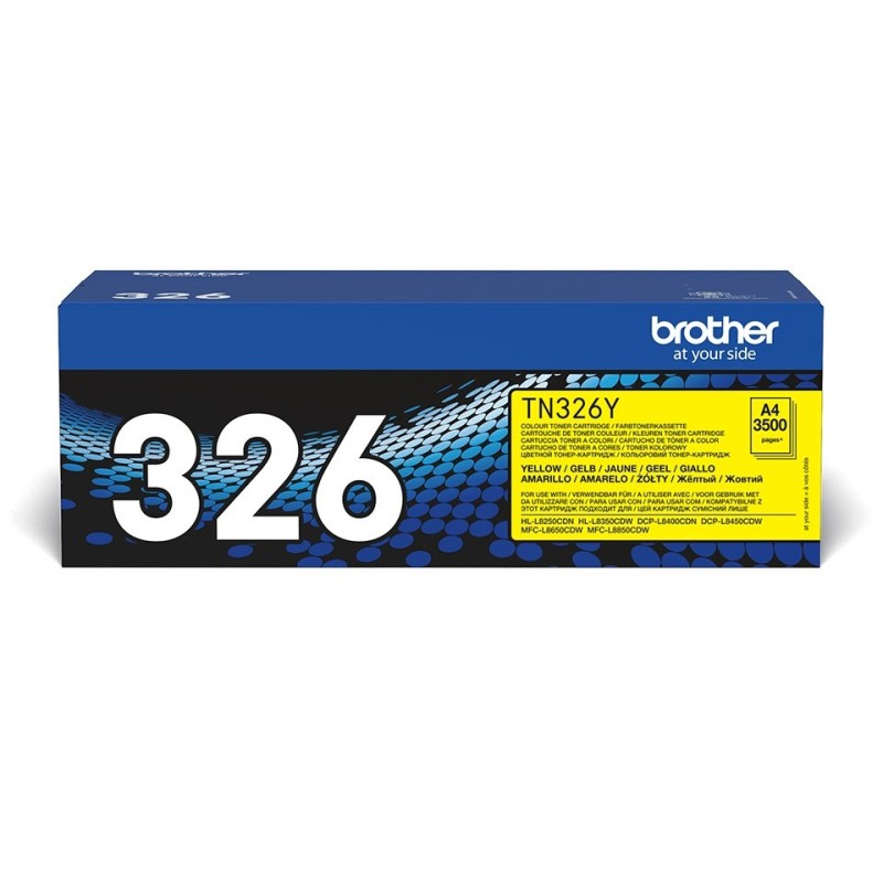 Brother TN-326Y kaseta z tonerem 1 szt. Oryginalny Żółty