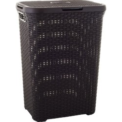 Kosz CURVER Natural Style 189206 (60l 1 komora kolor ciemnobrązowy)