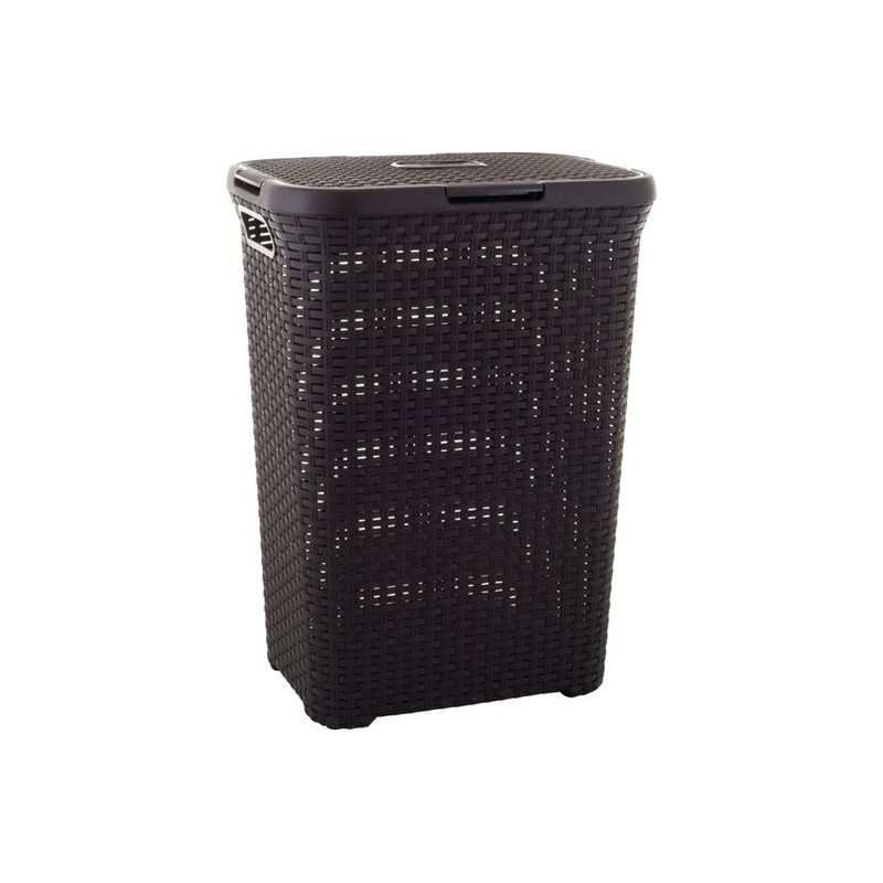 Kosz CURVER Natural Style 189206 (60l 1 komora kolor ciemnobrązowy)
