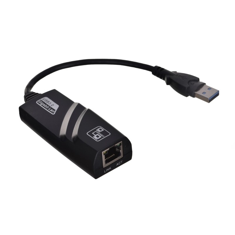 Karta sieciowa Akyga AK-AD-31 (RJ-45, USB 3.0 1x 10/100/1000Mbps) Karta sieciowa Akyga AK-AD-31 (RJ-45, USB 3.0 1x 10/100/1000Mbps)