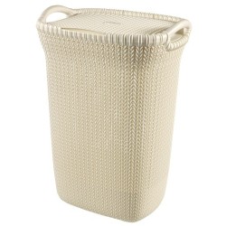 Curver Knit kosz na pranie 57 l Prostokątny Plastik Beżowy