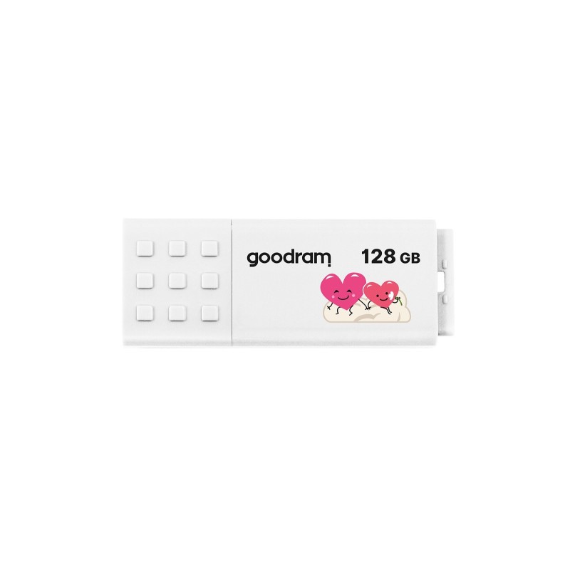 Pendrive GoodRam UME3-1280W0R11-V (128GB USB 3.0 kolor biały) VALENTINE