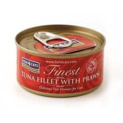 Fish4Cats Finest filet z Tuńczyka z Krewetkami 70g