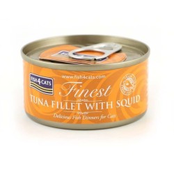 Fish4Cats Finest filet Tuńczyk z Kałamarnicami 70g