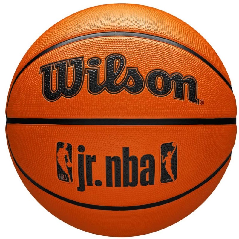 Piłka do koszykówki Wilson JR NBA Fam Logo pomarańczowa rozmiar 5 Piłka do koszykówki Wilson JR NBA Fam Logo pomarańczowa rozmiar 5