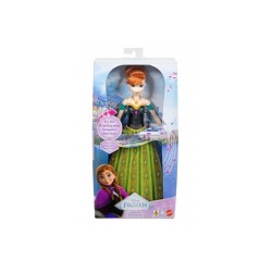 Disney Frozen Śpiewająca lalka księżniczka Anna Kraina Lodu JDX53 MATTEL