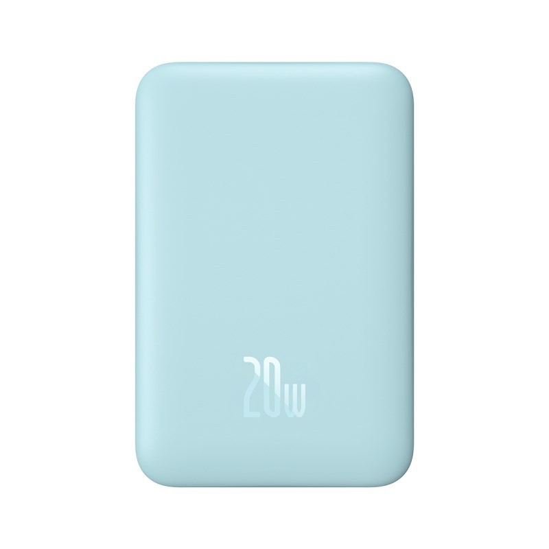 Powerbank Baseus Magnetic Mini Wireless 10000mAh 20W+kabel USB C-USB C (niebieski)