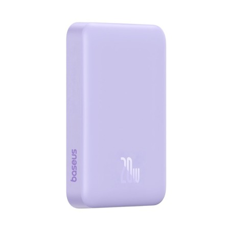Powerbank Baseus Magnetic Mini Wireless 10000mAh 20W+kabel USB C-USB C (fiolet)
