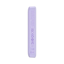Powerbank Baseus Magnetic Mini Wireless 10000mAh 20W+kabel USB C-USB C (fiolet)